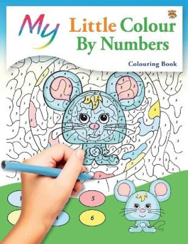Thumbnail - My Little Colour By Numbers Colouring Book: Cute Creative Children's