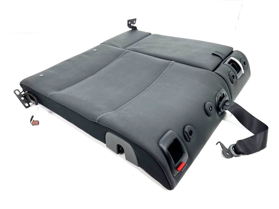 BMW X3 F25 2011-2017 asiento trasero izquierdo respaldo superior cojín con reposabrazos negro OEM Foto 4 de 4