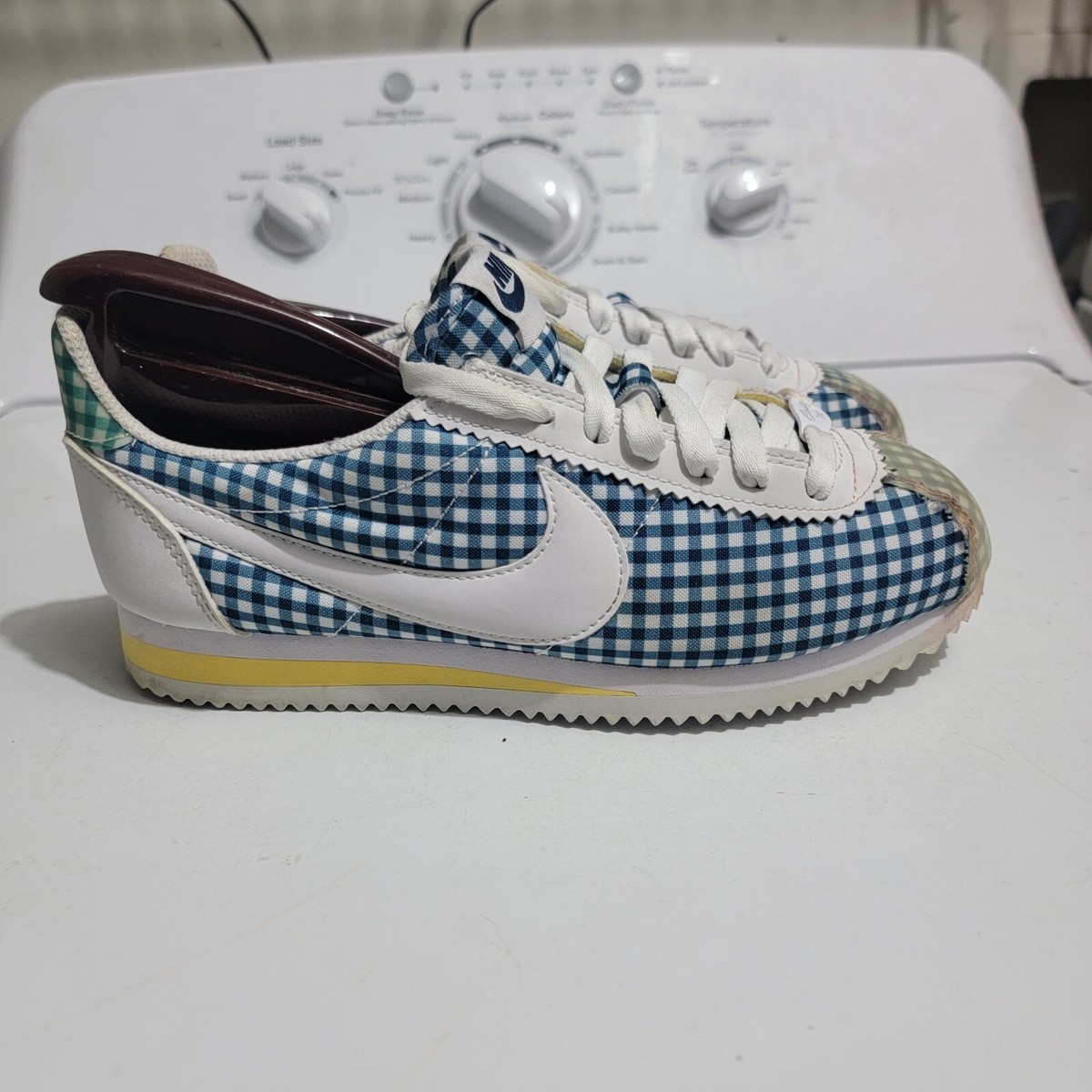 nike cortez gingham