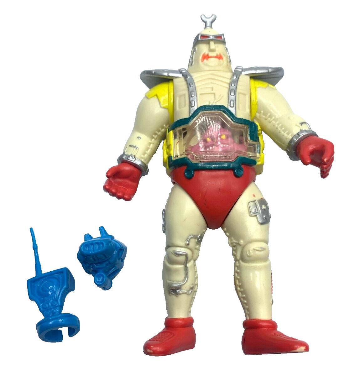 ハトリーズ 土星人　05GR Vintage Playmates 1994 TMNT Krang's Android Body With Brain 5