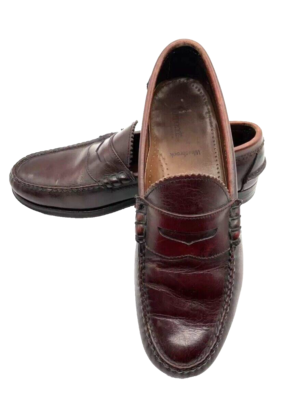 Allen Edmonds Westbrook Men 11D Dark Maroon Leather Penny  display picture 1