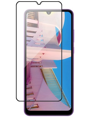 Premium Tempered Protection Glass Display Glass 5D FULL Black For Huawei Y6p