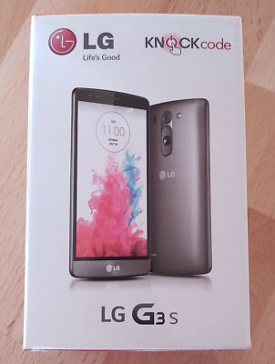 LG  G3 s D722 - 8GB - Titanium Black (Ohne Simlock) - in OVP + Zubehör