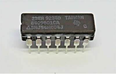 TEXAS INSTRUMENTS SNJ54HC04J Inverter, HC/UH Series, 6-Func, 1-Input, CMOS, CDIP