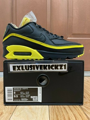 nike air max 90 undefeated black yellow