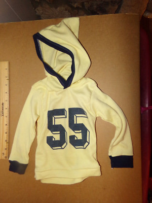 PASST xavier roberts WEICHE SKULPTUR BABY Puppe KLEIDUNG HODDIE Kohl Patch 0