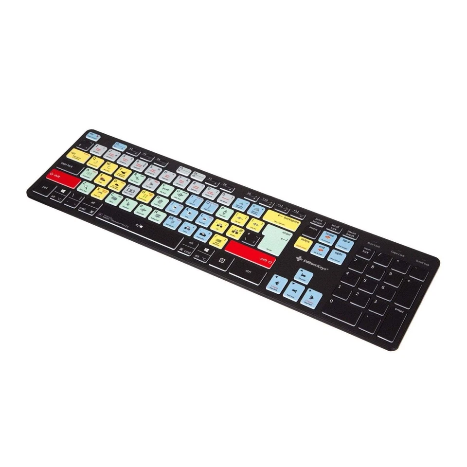 Adobe Premiere Pro Keyboard - Slimline Wired/Wireless - Bild 4 von 4