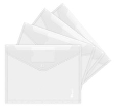 40er A4 Dokumententasche Büromaterial Schulsachen Büro Organizer Transparent DHL