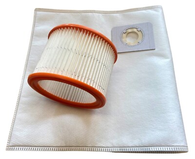 1x Filter + 5x Vliesbeutel für Festool  - SR 5 E / SR 5 E-AS / SE 5 LE-AS