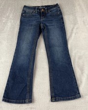JORDACHE Kids medium wash blue denim bootcut jeans size 6