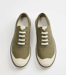 Zara Verde Para Hombre Zapatos De Lona Talla 8 | eBay