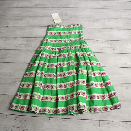 Pumpkin Patch Baby Girl's Sleeveless Dress Size 18-24 Months Green 100% Cotton - Picture 7 of 10