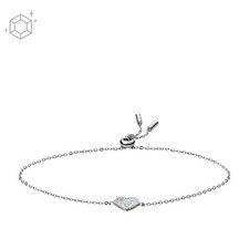 Bracciale Donna FOSSIL JFS00569040 Argento 925% Cuore Swarovski Heart