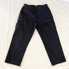 TRU SPEC Tactical Rip Stop Cargo Field BDU Pants Mens 34x29 Black Police Militar