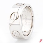 Bague Vintage Cartier Astro Love 18K Or Blanc - Valeur 4000€