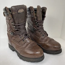 Guide Gear Leather Work Boots Brown Thinsulate Ultra Guide Dry Mens Size 8 EE