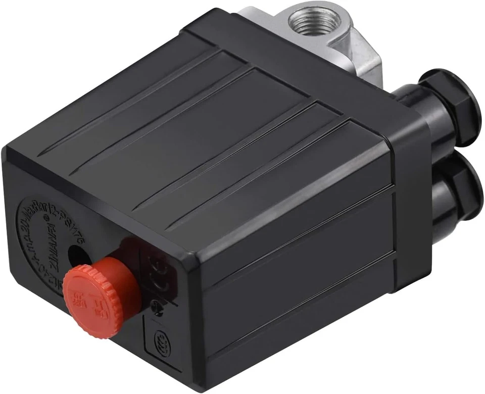 Pressostat De Compresseur D'Air Avec 4 Ports 90-125 PSI 240 V Filetage 12 MM - Photo 2/4