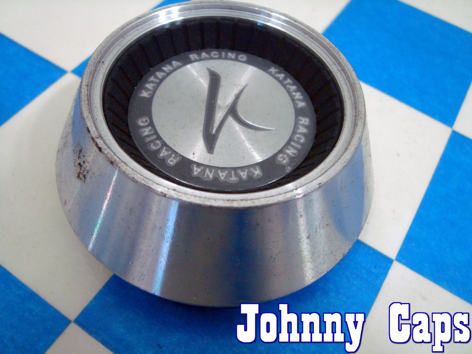 Katana Racing Wheels Aluminum Center Caps #C-076 Authentic Katana Center Cap (1)
