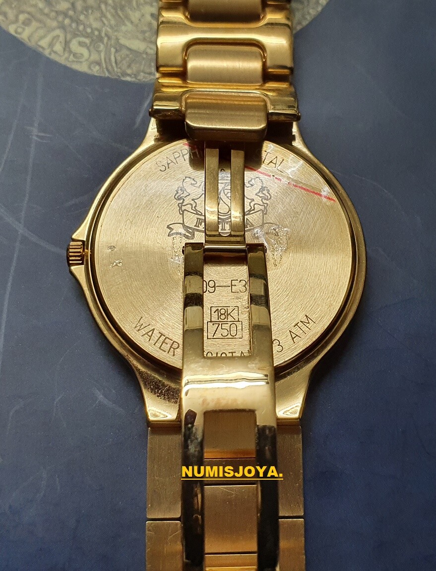 MEN'S FEASTINA GOLD WATCH Weight 65 gr. Reference 209/3. 2 YEAR WARRANTY.