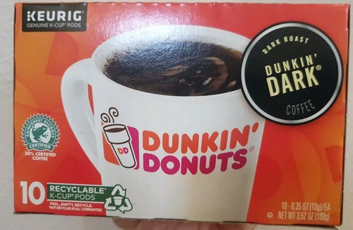 Dunkin Donuts Dark Roast Coffee Keurig 