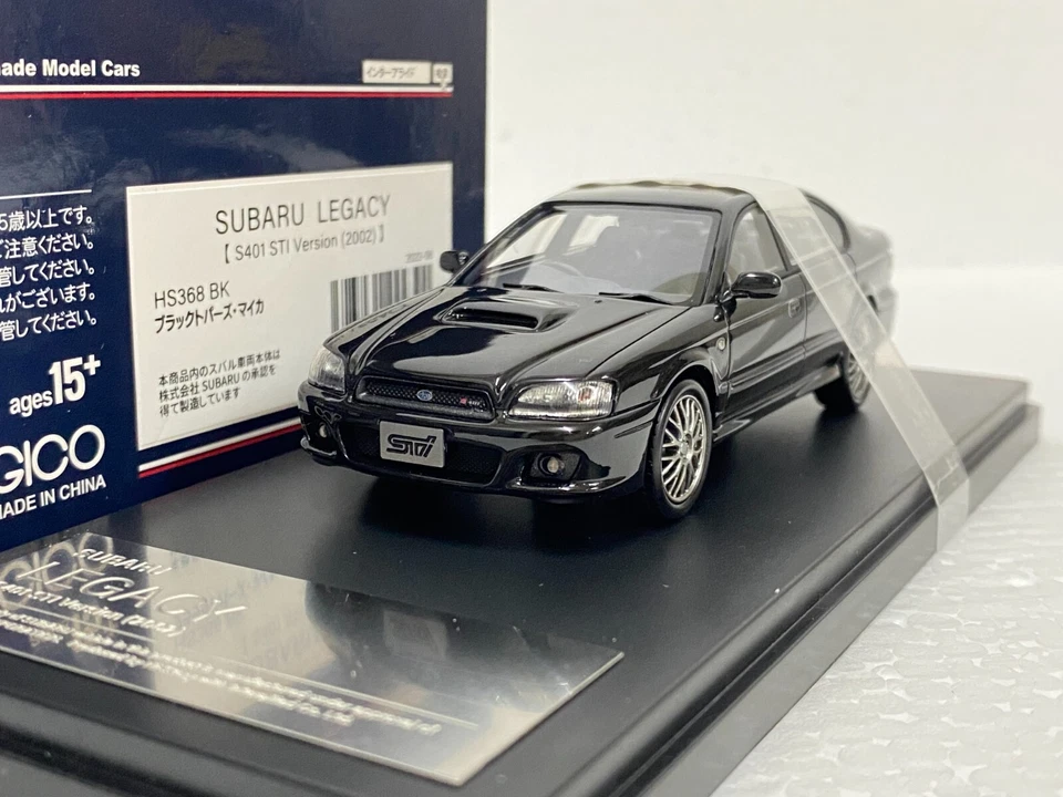 Hi Story HS368BK SUBARU LEGACY S401 STI V2002 Liberty 1:43 scale model car - Image 3 of 4