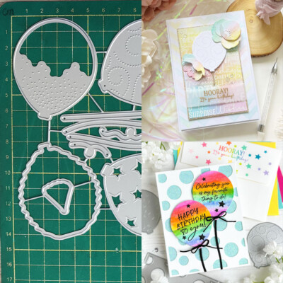 Balloon Metal Cutting Dies Scrapbooking Paper Crafts Embossing Stencils Template