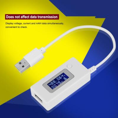 USB Voltmeter Ammeter Tester Battery LCD Power Capacity Current Voltage Detector