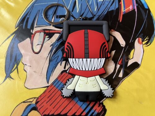 Llavero de goma de doble cara Chainsaw Man Denji anime - Imagen 1 de 1