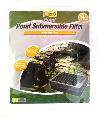 Tetra Pond Submersible Koi Filter Md 250-500 Gallons, New