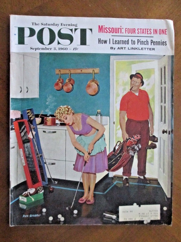 SATURDAY EVENING POST 1960 Art Linkletter * Pollution ~