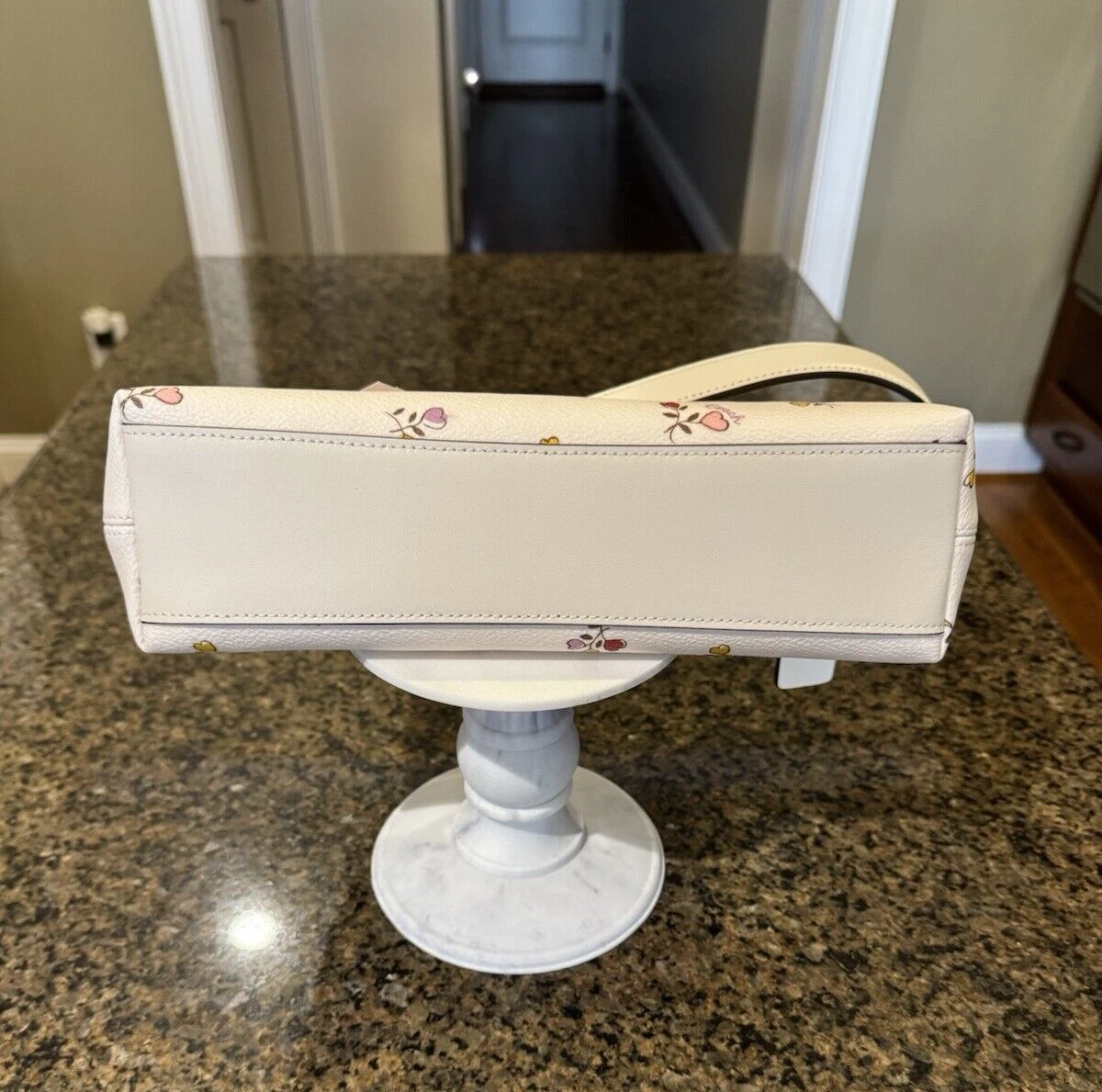 Borsa a tracolla Coach Charlotte con stampa CUORE CX581 Nuova con etichette