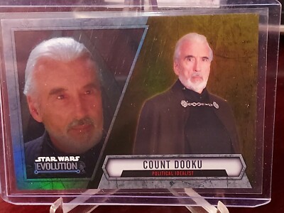 2016 Topps Star Wars Evolution Gold #45/50 Count Dooku Sith Apprentice #98