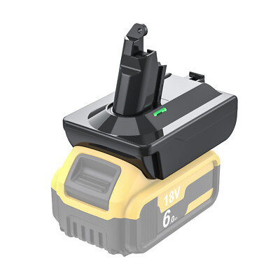 For Dyson V6 Battery Adapter For Dewalt 20V Battery DC59 DC61 DC62 SV04 SV09 NEW