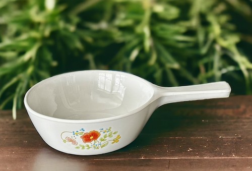 Sartén para salsa CorningWare Wildflower Menuette 1 pinta (P-81-B) 5-3/4" vintage sin tapa - Imagen 3 de 13