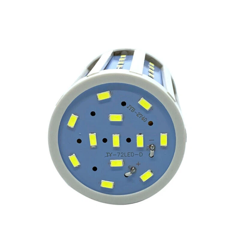 5pack Super Bright LED Bulb 72-Chip Corn Light E26 20W Cool Daylight 6000K White - Image 3 of 4