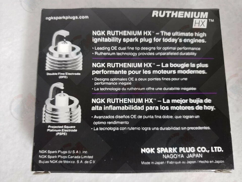 Set of 6 NGK RUTHENIUM HX Spark Plugs LTR6BHX 90495 - Image 3 of 4