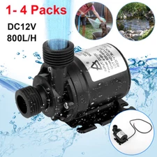 12V High Pressure 800L/H Brushless Submersible Water Pump Automatic Self-priming