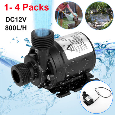 #ad #ad 12V High Pressure 800L H Brushless Submersible Water Pump Automatic Self priming $12.90