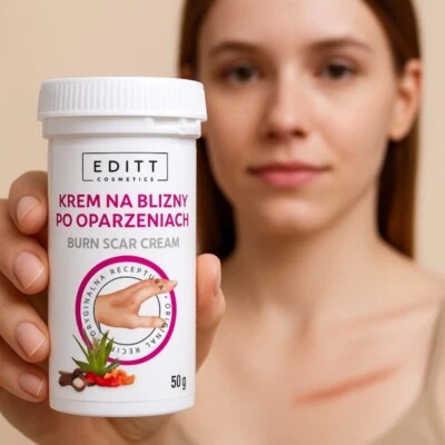 EDITT Burn Scar Cream Intensive Treatment NoScar Regeneration of Scarred Skin Natural