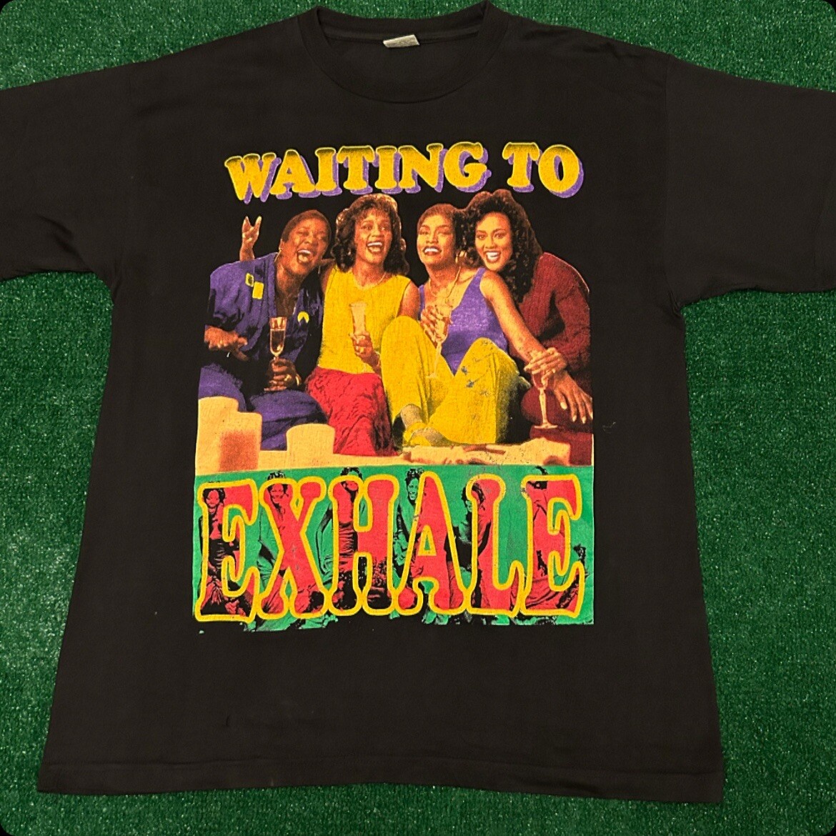 Vintage 90s Waiting To Exhale Whitney Houston Rap Tee VTG Shirt