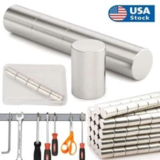 15*10mm Super Strong N52 Cylinder Neodymium Mini Fridge Magnets Rare Earth Lots