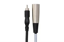 Hosa XRM-105 Unbalanced Interconnect Cable, RCA to XLR3M - 5 Foot