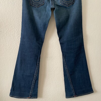 パンツ True Religion / Damaged Flare Denim True Religion Destroyed Thigh Twisted Flare Bottom Jeans Sz