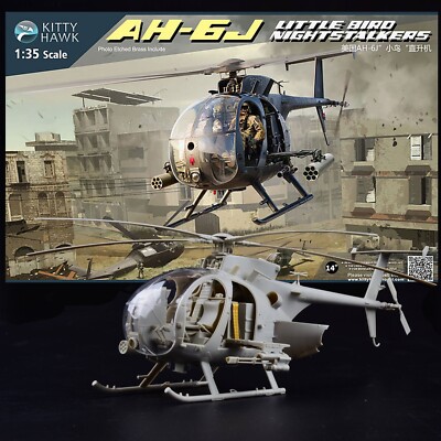 KITTY HAWK KH50003 1/35 BOEING AH-6J/MH-6J LITTLE BIRD HELICOPTER MODEL KIT