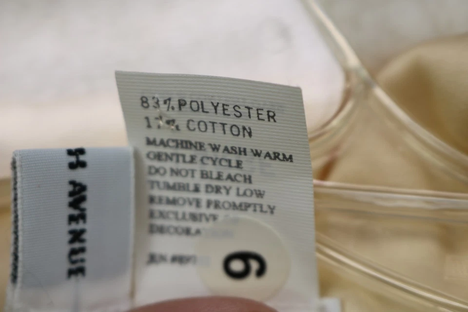 Camisa de noche Natori Classics Saks Fifth Ave. dorada con botones para mujer - grande Foto 4 de 4