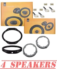 JL Audio C1 Series Front/Rear door coaxial Speakers for 2015-2023Ford F150