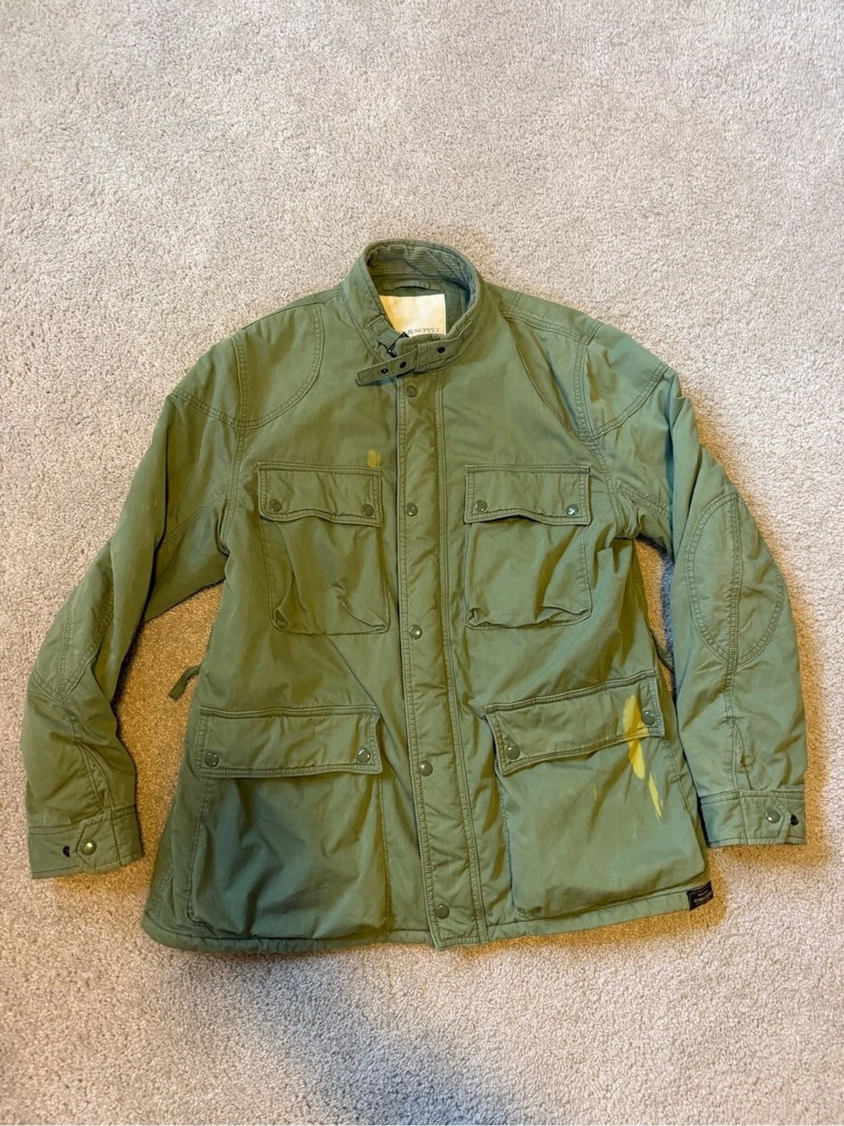 Ralph Lauren Denim & Supply Field Jacket Mens Green Size Large