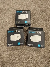 Amazon Smart Plug x 3 - White Amazon Smart Plug works with Alexa