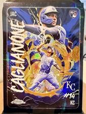 2026 Topps Chrome Jac Caglianone Ultraviolet #UV-12  (RC) - Kansas City Royals