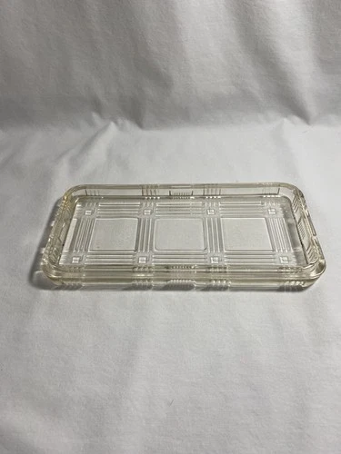 Refrigerator Dish Vintage Replacement Lid Rectangle Federal Glass 8.5" x 4"